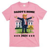 Cat Ladies Keep Out DaddyS Home Funny Trump President T-Shirt