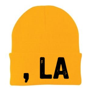 Comma La Kamala Harris Joe Biden 2024 Democrat Knit Cap Winter Beanie