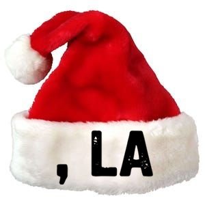 Comma La Kamala Harris Joe Biden 2024 Democrat Premium Christmas Santa Hat