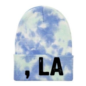 Comma La Kamala Harris Joe Biden 2024 Democrat Tie Dye 12in Knit Beanie