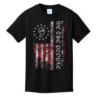 Comma La Kamala Harris 2024 We The People Us Flag Kids T-Shirt