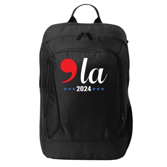 Comma La Kamala Harris For President 2024 Election City Backpack