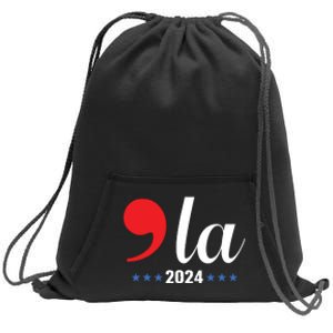 Comma La Kamala Harris For President 2024 Election Sweatshirt Cinch Pack Bag