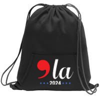 Comma La Kamala Harris For President 2024 Election Sweatshirt Cinch Pack Bag