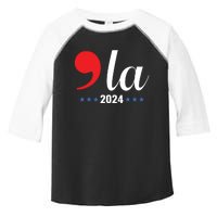 Comma La Kamala Harris For President 2024 Election Toddler Fine Jersey T-Shirt