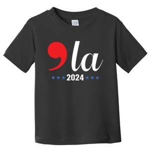 Comma La Kamala Harris For President 2024 Election Toddler T-Shirt