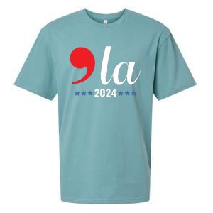 Comma La Kamala Harris For President 2024 Election Sueded Cloud Jersey T-Shirt