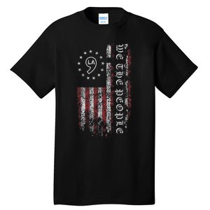 Comma La Kamala Harris 2024 We The People Us Flag Tall T-Shirt