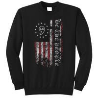 Comma La Kamala Harris 2024 We The People Us Flag Tall Sweatshirt