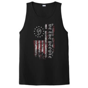 Comma La Kamala Harris 2024 We The People Us Flag PosiCharge Competitor Tank