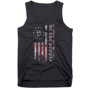 Comma La Kamala Harris 2024 We The People Us Flag Tank Top