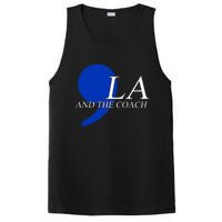 Comma La Kamala Harris Tim Walz Coach 2024 La Comma PosiCharge Competitor Tank