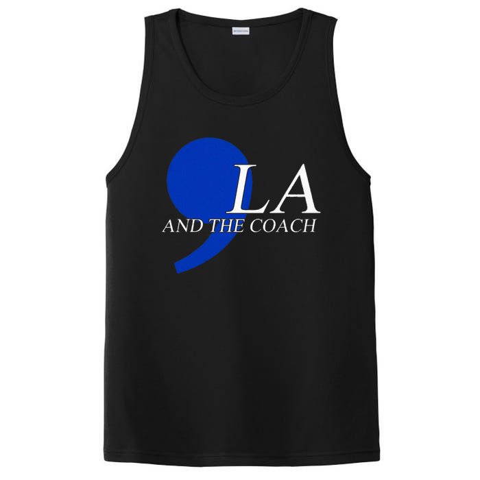 Comma La Kamala Harris Tim Walz Coach 2024 La Comma PosiCharge Competitor Tank