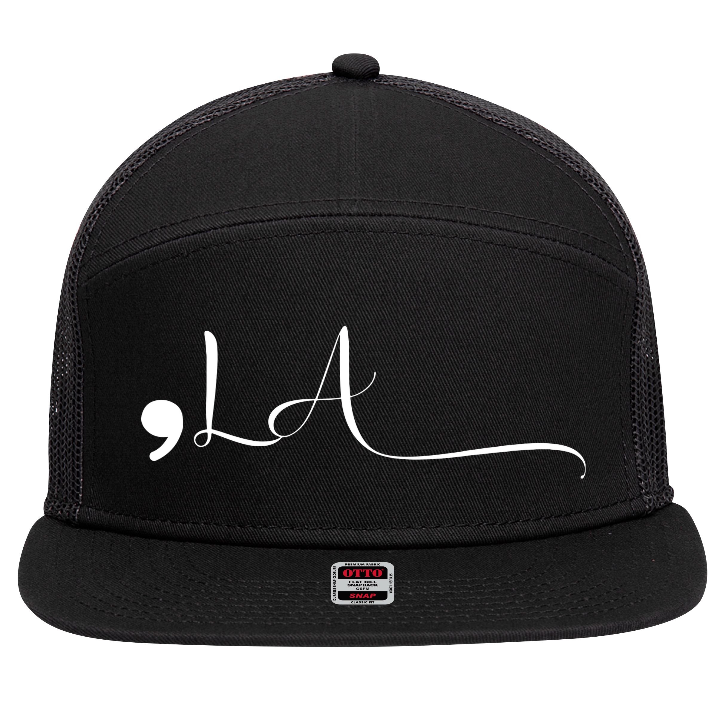 Comma La Kamala Harris 7 Panel Mesh Trucker Snapback Hat