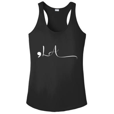 Comma La Kamala Harris Ladies PosiCharge Competitor Racerback Tank