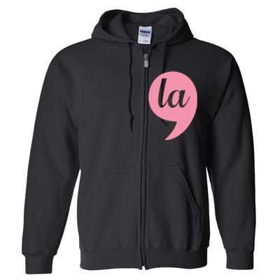 Comma La Kamala Harris For President 2024 Election Full Zip Hoodie