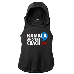 Comma La Kamala Harris 2024 Election Usa La Comma President Ladies PosiCharge Tri-Blend Wicking Draft Hoodie Tank