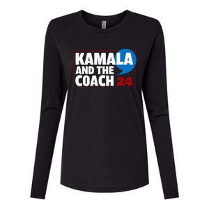 Comma La Kamala Harris 2024 Election Usa La Comma President Womens Cotton Relaxed Long Sleeve T-Shirt