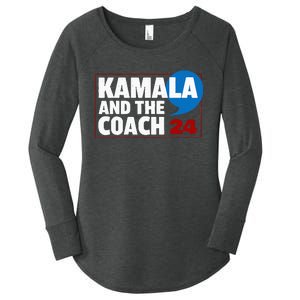 Comma La Kamala Harris 2024 Election Usa La Comma President Women's Perfect Tri Tunic Long Sleeve Shirt