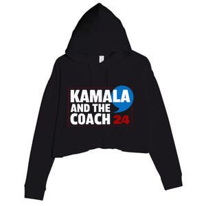 Comma La Kamala Harris 2024 Election Usa La Comma President Crop Fleece Hoodie