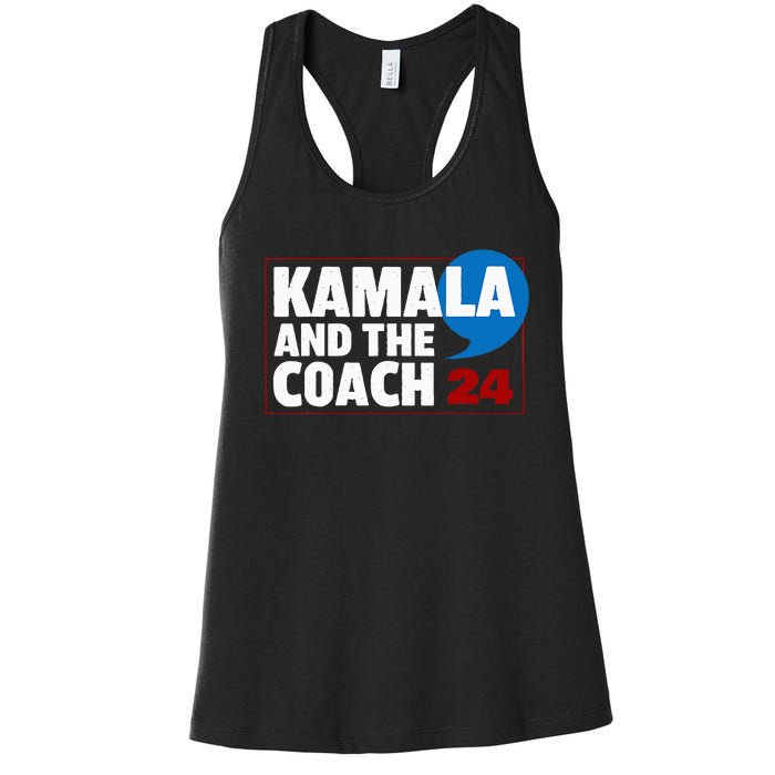 Comma La Kamala Harris 2024 Election Usa La Comma President Women's Racerback Tank