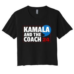 Comma La Kamala Harris 2024 Election Usa La Comma President Women's Crop Top Tee