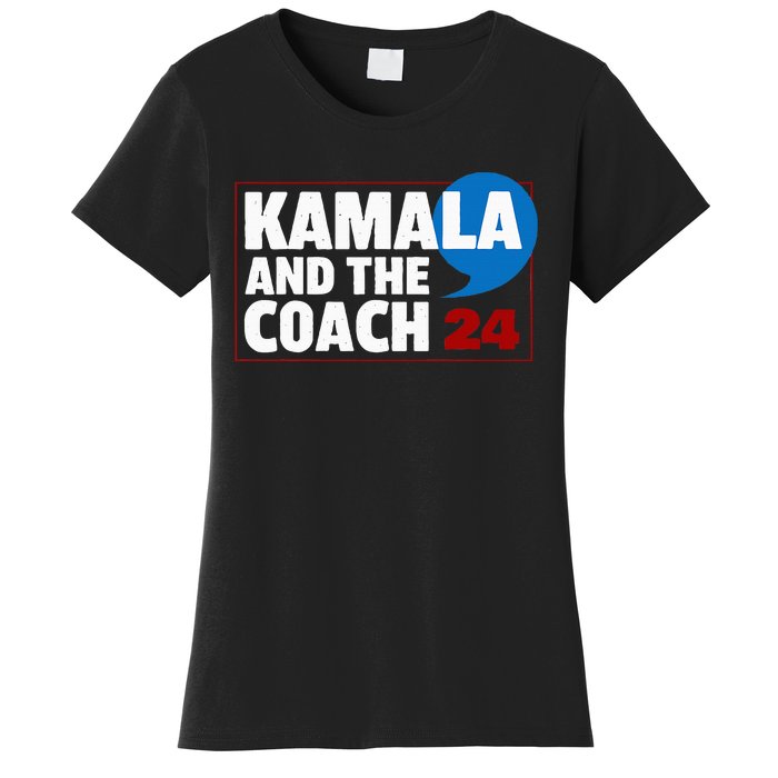 Comma La Kamala Harris 2024 Election Usa La Comma President Women's T-Shirt