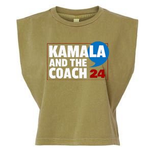 Comma La Kamala Harris 2024 Election Usa La Comma President Garment-Dyed Women's Muscle Tee