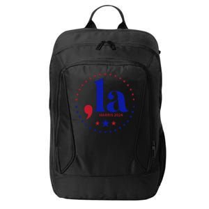 Comma La Kamala Harris For President 2024 Funny Kamala Us Gift City Backpack