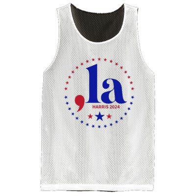 Comma La Kamala Harris For President 2024 Funny Kamala Us Gift Mesh Reversible Basketball Jersey Tank