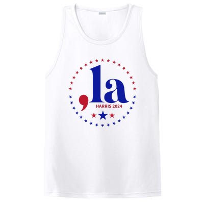 Comma La Kamala Harris For President 2024 Funny Kamala Us Gift PosiCharge Competitor Tank