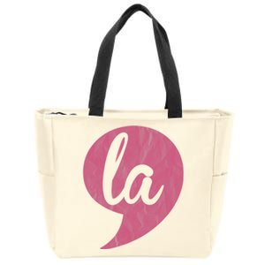 Comma + La Kamala Harris Vp 2024 Election Aka Soror Voting Zip Tote Bag