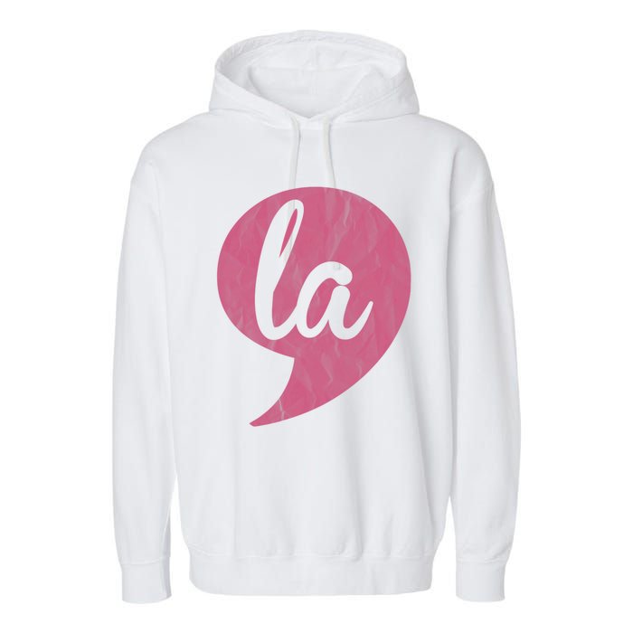 Comma + La Kamala Harris Vp 2024 Election Aka Soror Voting Garment-Dyed Fleece Hoodie