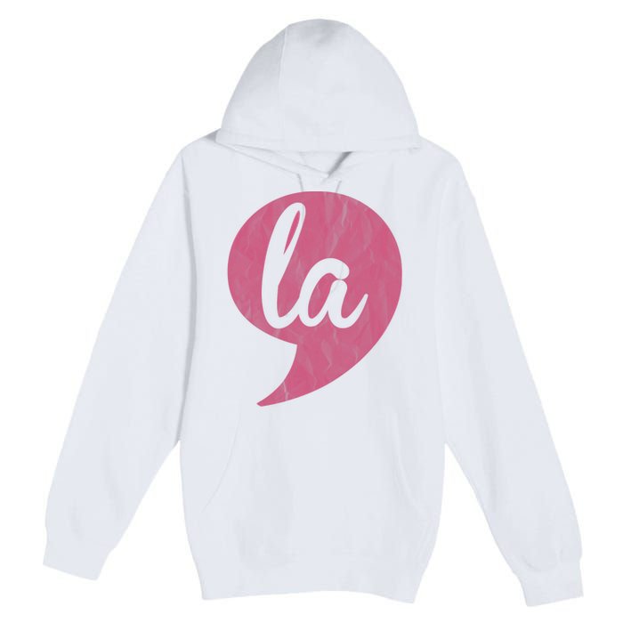 Comma + La Kamala Harris Vp 2024 Election Aka Soror Voting Premium Pullover Hoodie