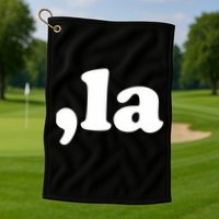 Comma La Kamala Harris Golf Towel