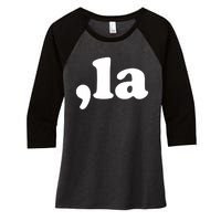 Comma La Kamala Harris Women's Tri-Blend 3/4-Sleeve Raglan Shirt