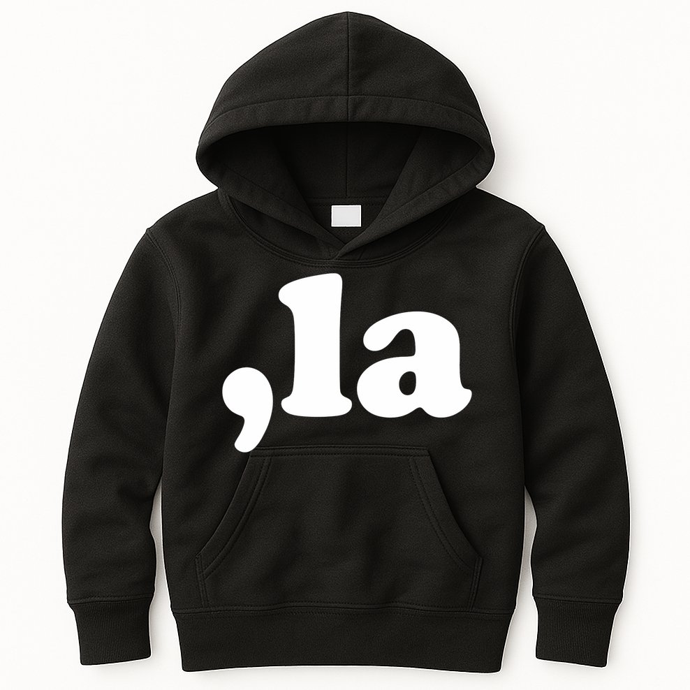 Comma La Kamala Harris Kids Hoodie