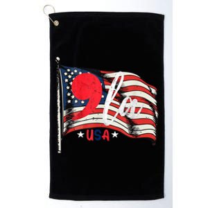 Comma + La Kamala Harris For President 2024 Election Platinum Collection Golf Towel