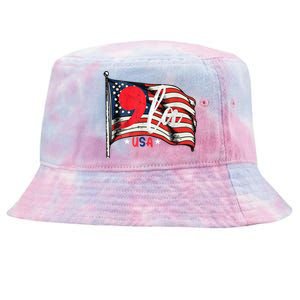 Comma + La Kamala Harris For President 2024 Election Tie-Dyed Bucket Hat