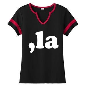 Comma La Kamala Harris Ladies Halftime Notch Neck Tee