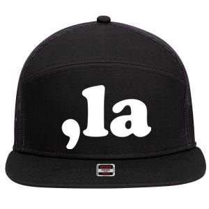 Comma La Kamala Harris 7 Panel Mesh Trucker Snapback Hat