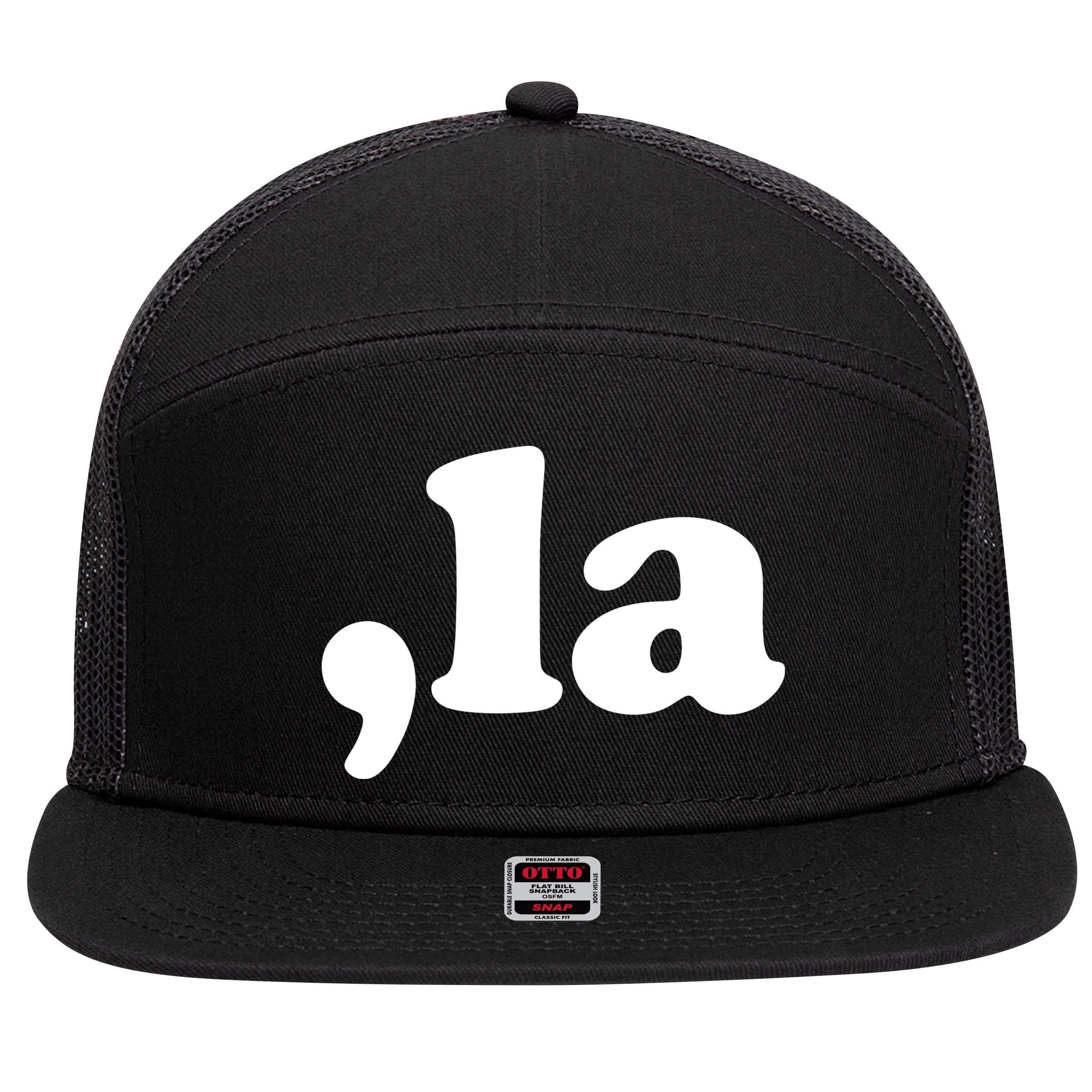 Comma La Kamala Harris 7 Panel Mesh Trucker Snapback Hat