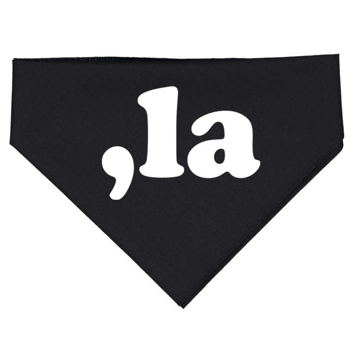 Comma La Kamala Harris USA-Made Doggie Bandana