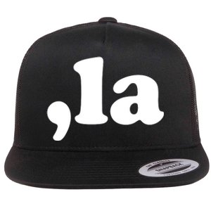 Comma La Kamala Harris Flat Bill Trucker Hat