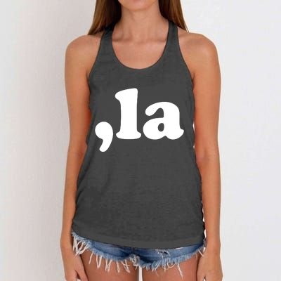 Comma La Kamala Harris Women's Knotted Racerback Tank