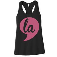 Comma La Kamala Harris Vp 2024 Election Aka Soror Voting Women's Racerback Tank