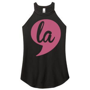 Comma La Kamala Harris Vp 2024 Election Aka Soror Voting Women's Perfect Tri Rocker Tank