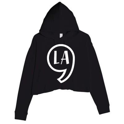 Comma La Kamala Harris Comma La Crop Fleece Hoodie