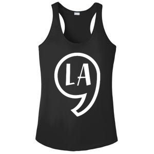 Comma La Kamala Harris Comma La Ladies PosiCharge Competitor Racerback Tank