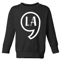 Comma La Kamala Harris Comma La Toddler Sweatshirt